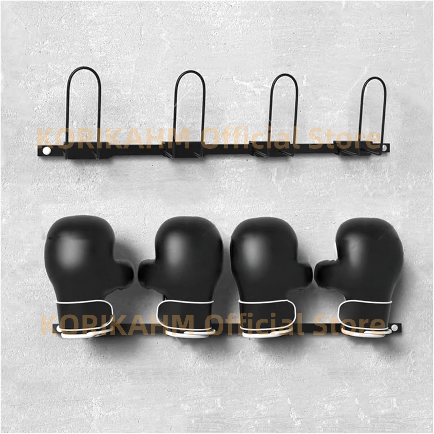 Home Gym Room - Boxing Wall Mount Storage Rack,Dryer Gloves
