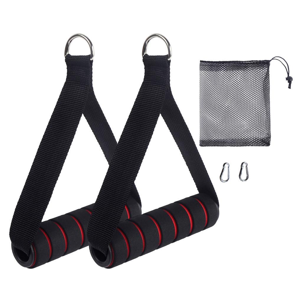 Pulley Home Gym - 2x Exercise Handles Working Out Handles