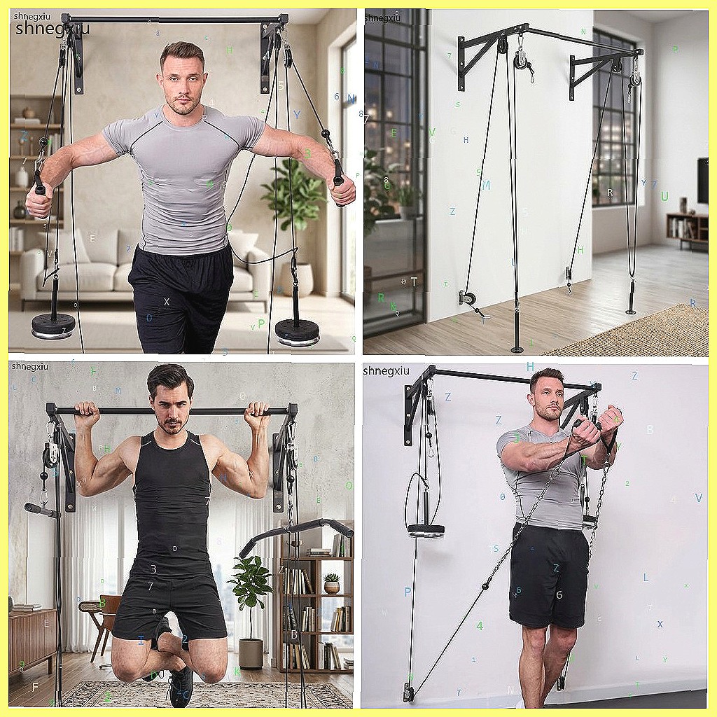 Pulley Home Gym - Wall Mounted DIY Fitness Pulley System
