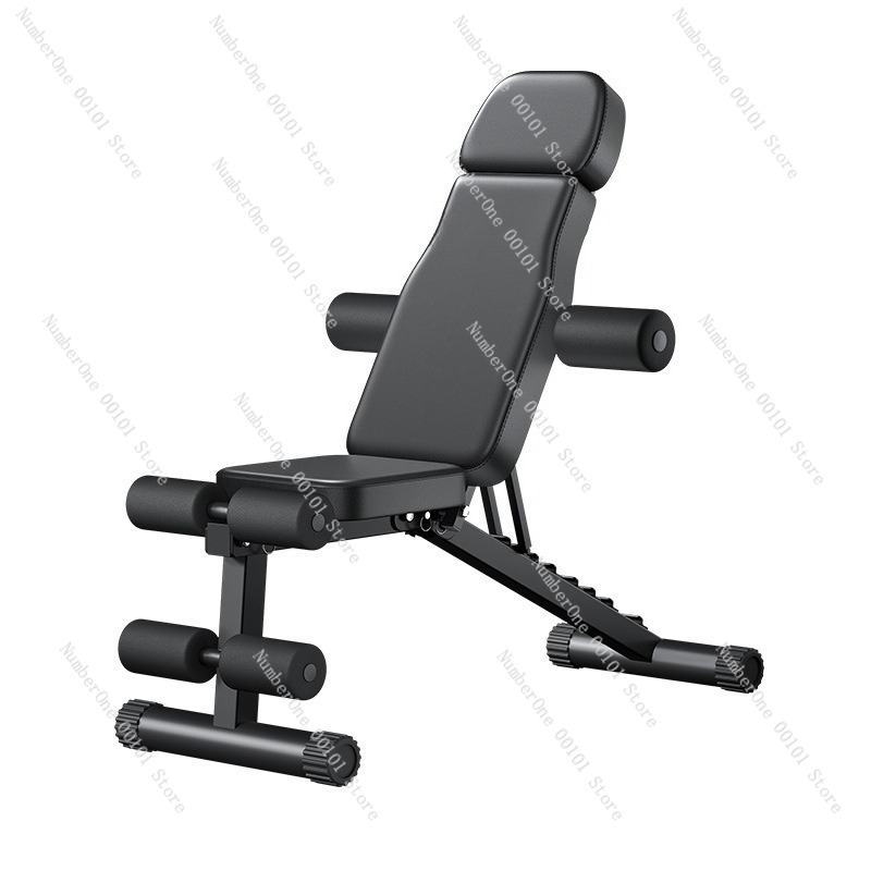 Home Gym Workout Equipment - Dumbbell Fitness Chair,Multi-Functional Foldable Workout Bench,Abdominal