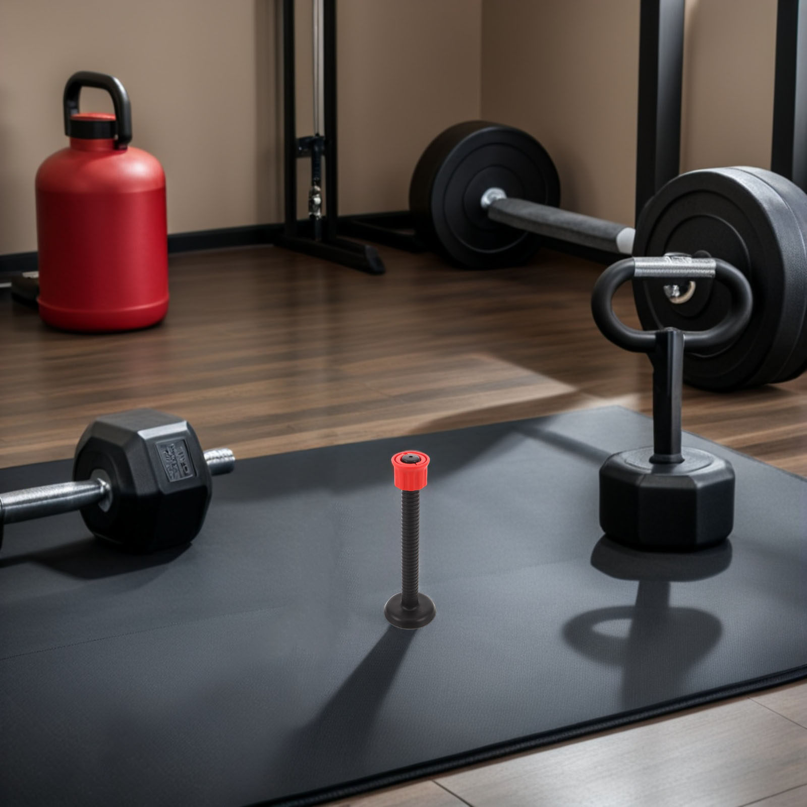 Home Gym Dumbbells - Kettlebell Grip Plastic Support Bars Dumbbell