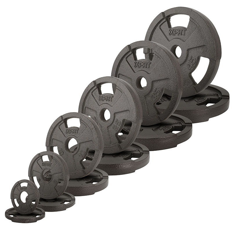 Home Gym Dumbbells - Professional 300LB Cast Iron Barbell Home