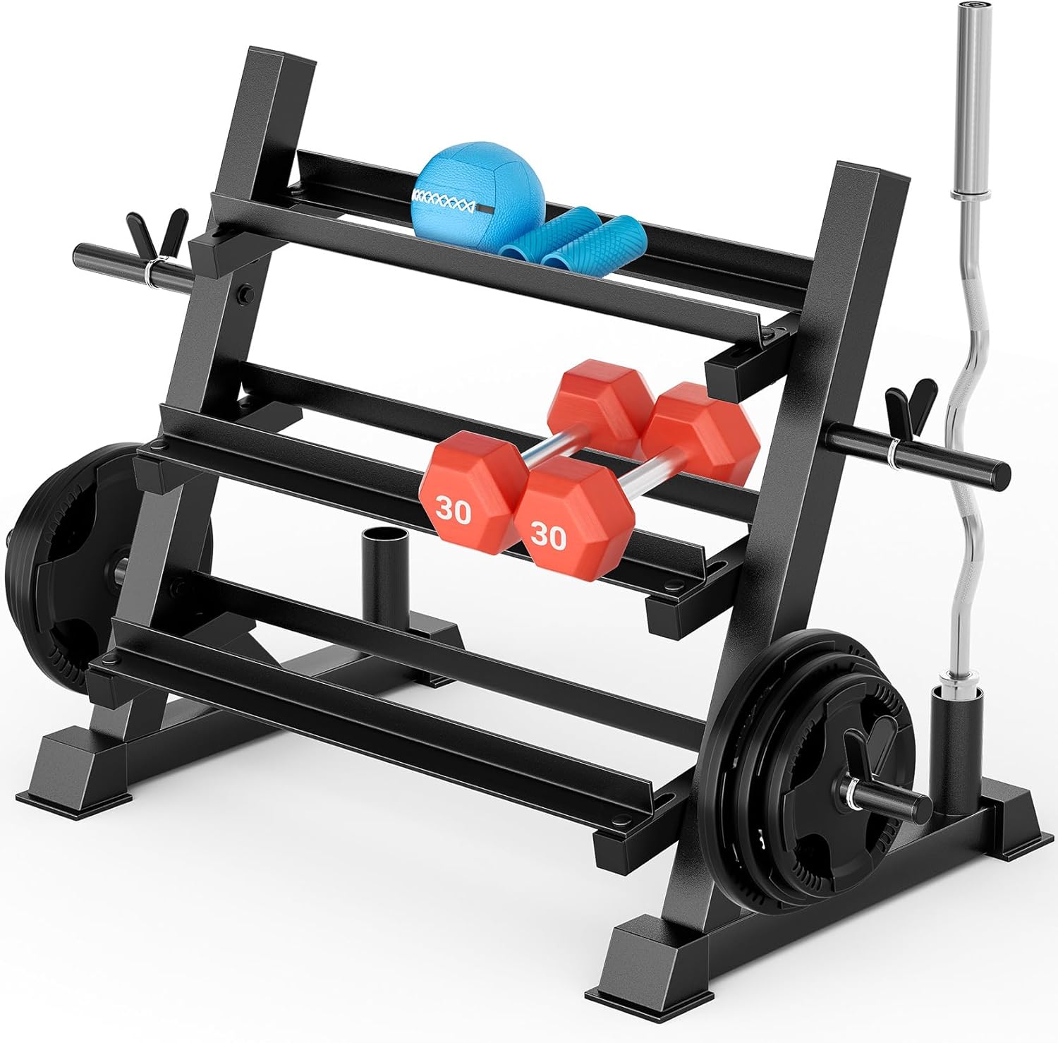 Home Gym Dumbbells - Home Gym Use, Solid Material, Brown