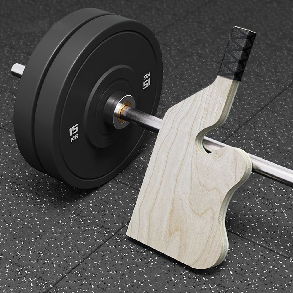 Deadlift Jack Barbell - Wooden Deadlift Jack with Non-Slip Handle