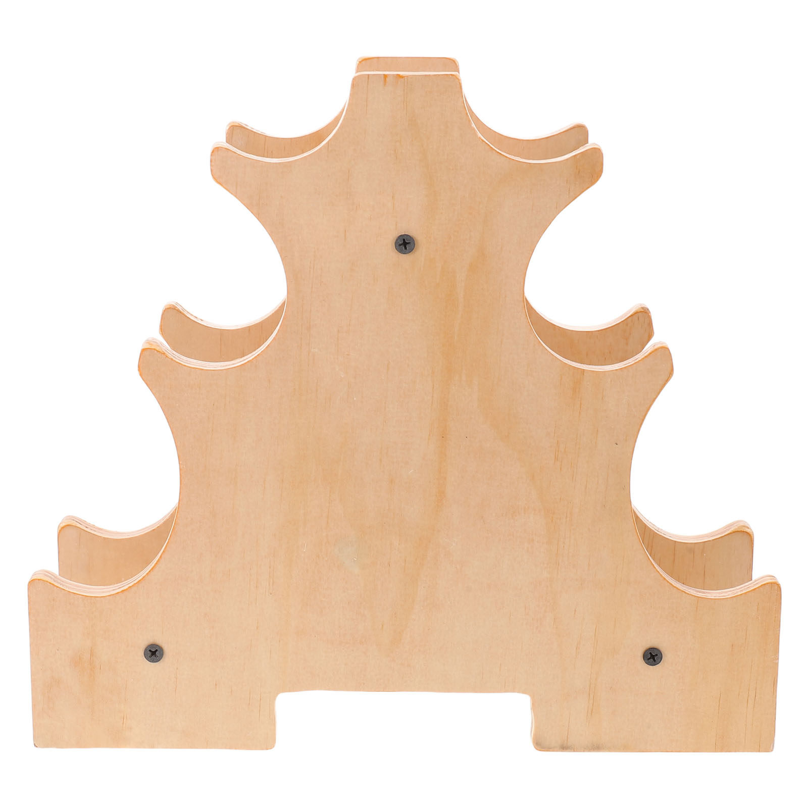 Home Gym Designs - Wooden 3-Tier Dumbbell Rack Stand Scandinavian