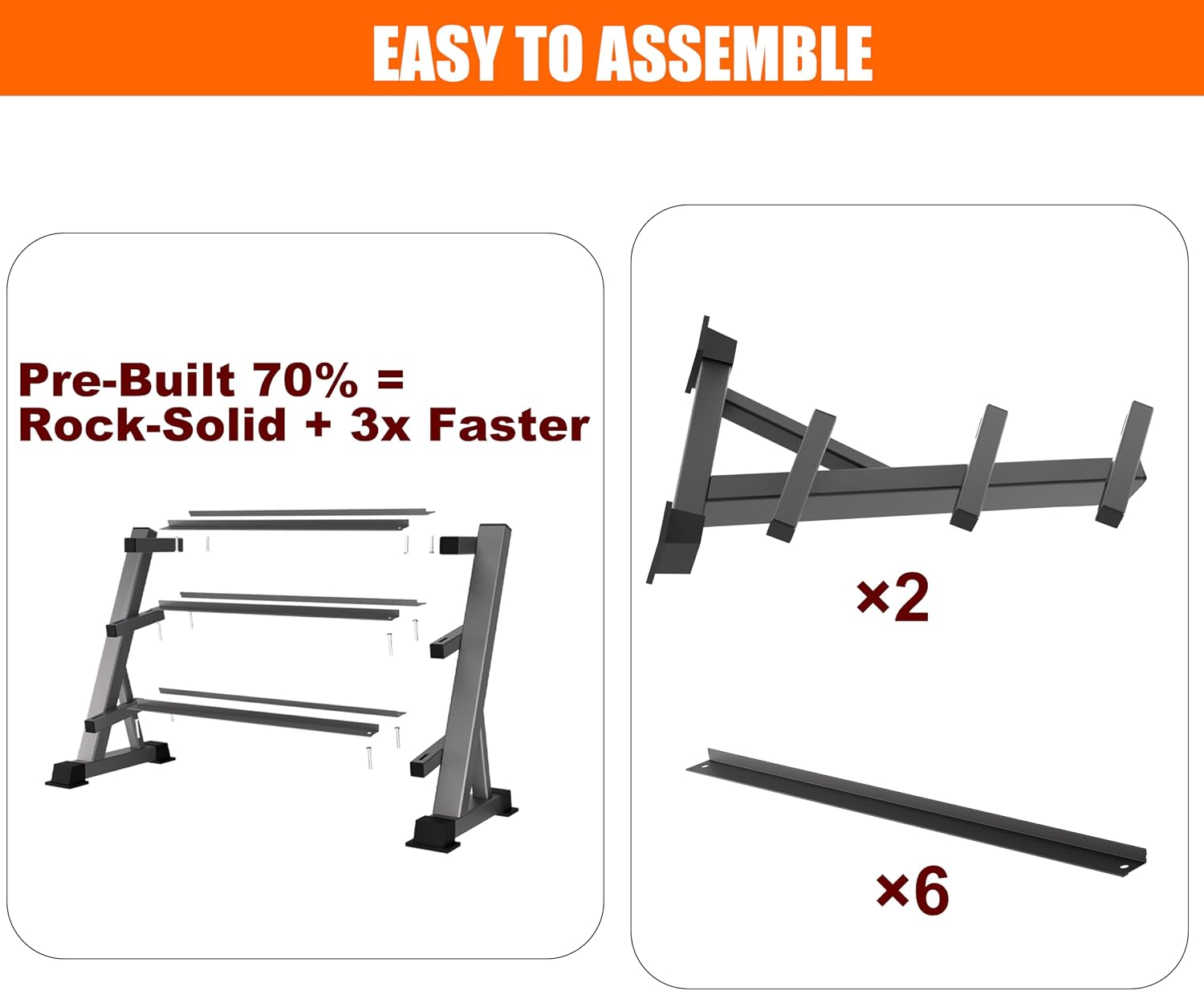 Heavy Duty Three Tier Dumbbell - огляд і ціна Home Gym Dumbbells