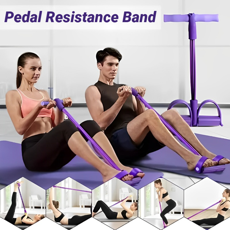 4 Resistance Elastic Pull Rope - огляд і ціна Home Gym Used