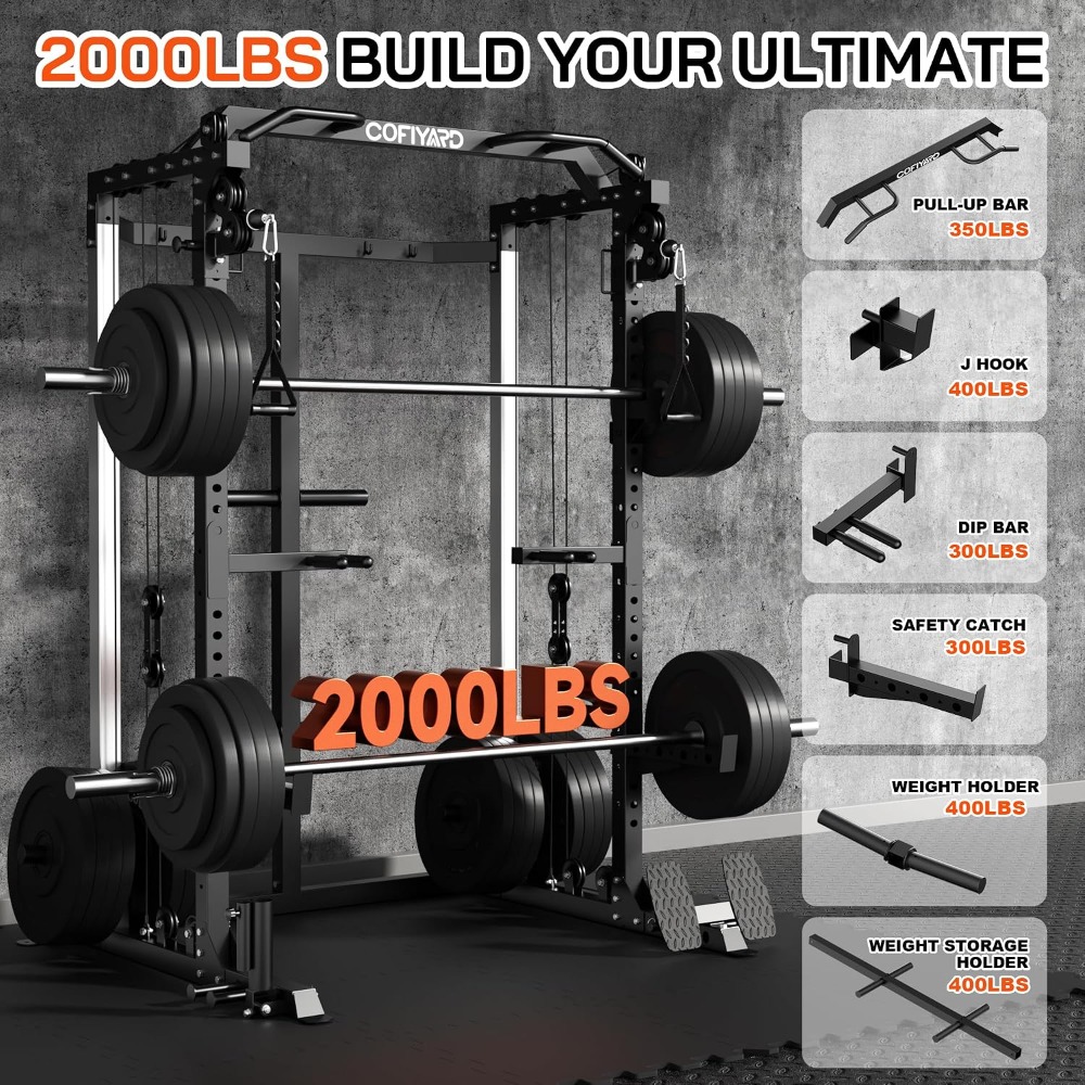 Multi Function Squat Power Cag - огляд і ціна Pulley Home Gym