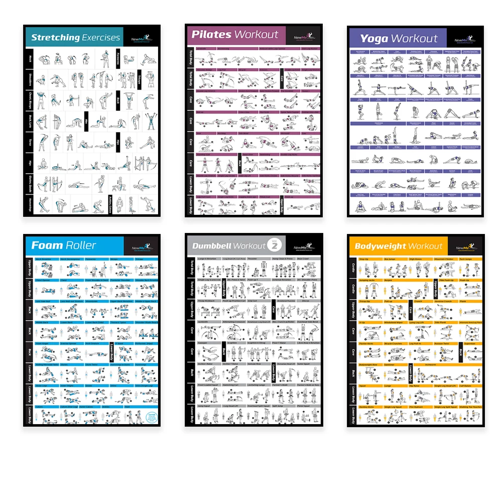 Body Exercise Training Chart W - огляд і ціна Home Gym Designs