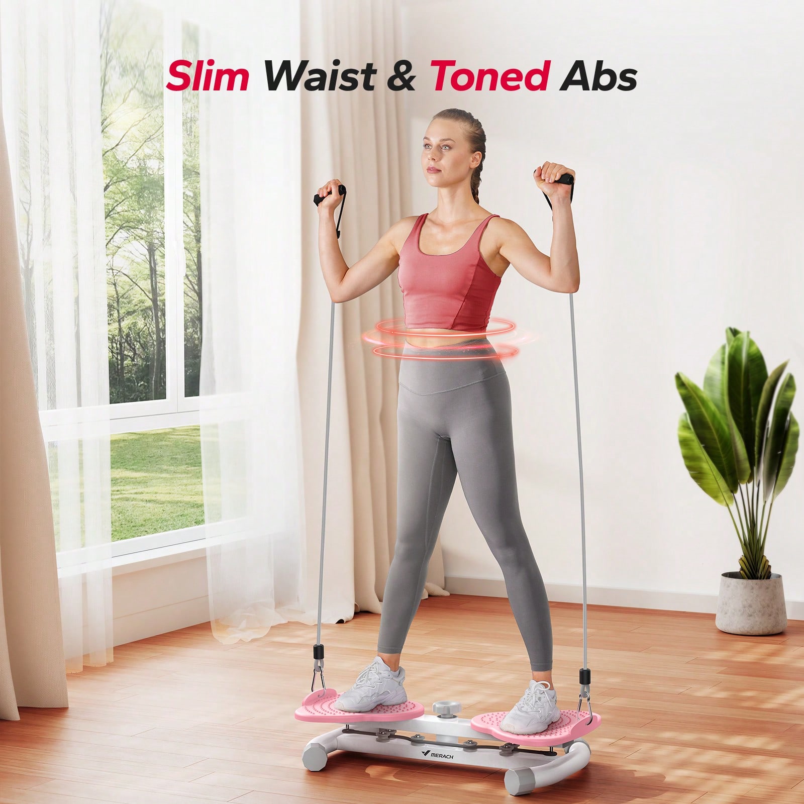 MERACH Waist Ab Machine, 300 L - огляд і ціна Home Gym Workout Equipment