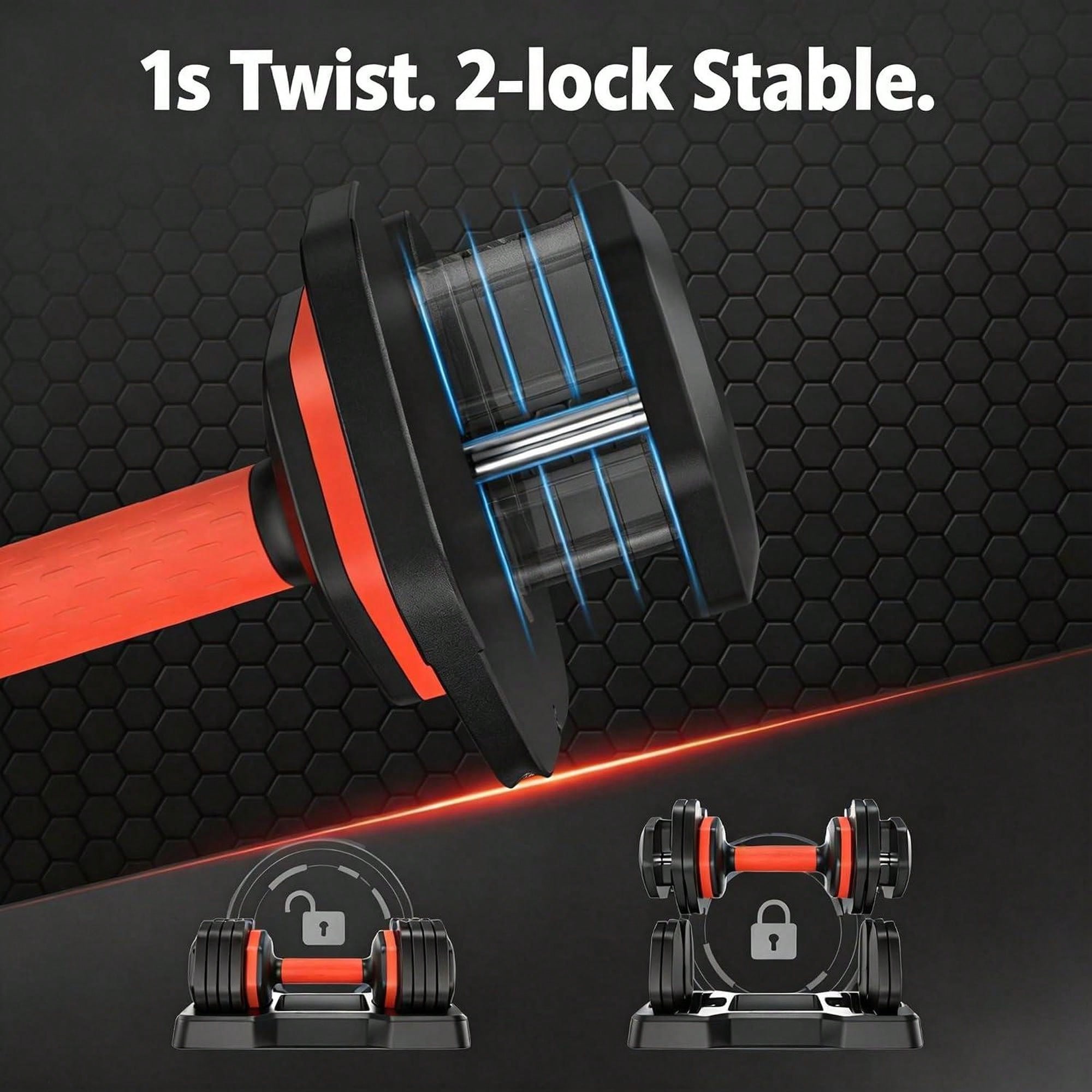 Adjustable Dumbbells Set Of 2  - огляд і ціна Home Gym Options