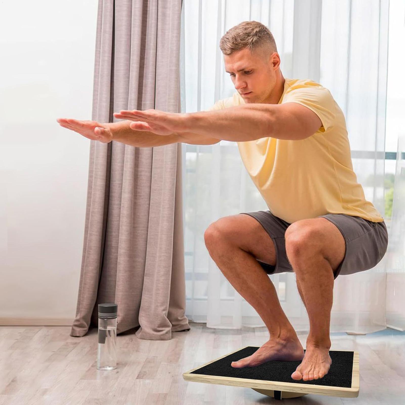 Wood Wobble Board Wood Non-Sli - огляд і ціна Home Gym Room