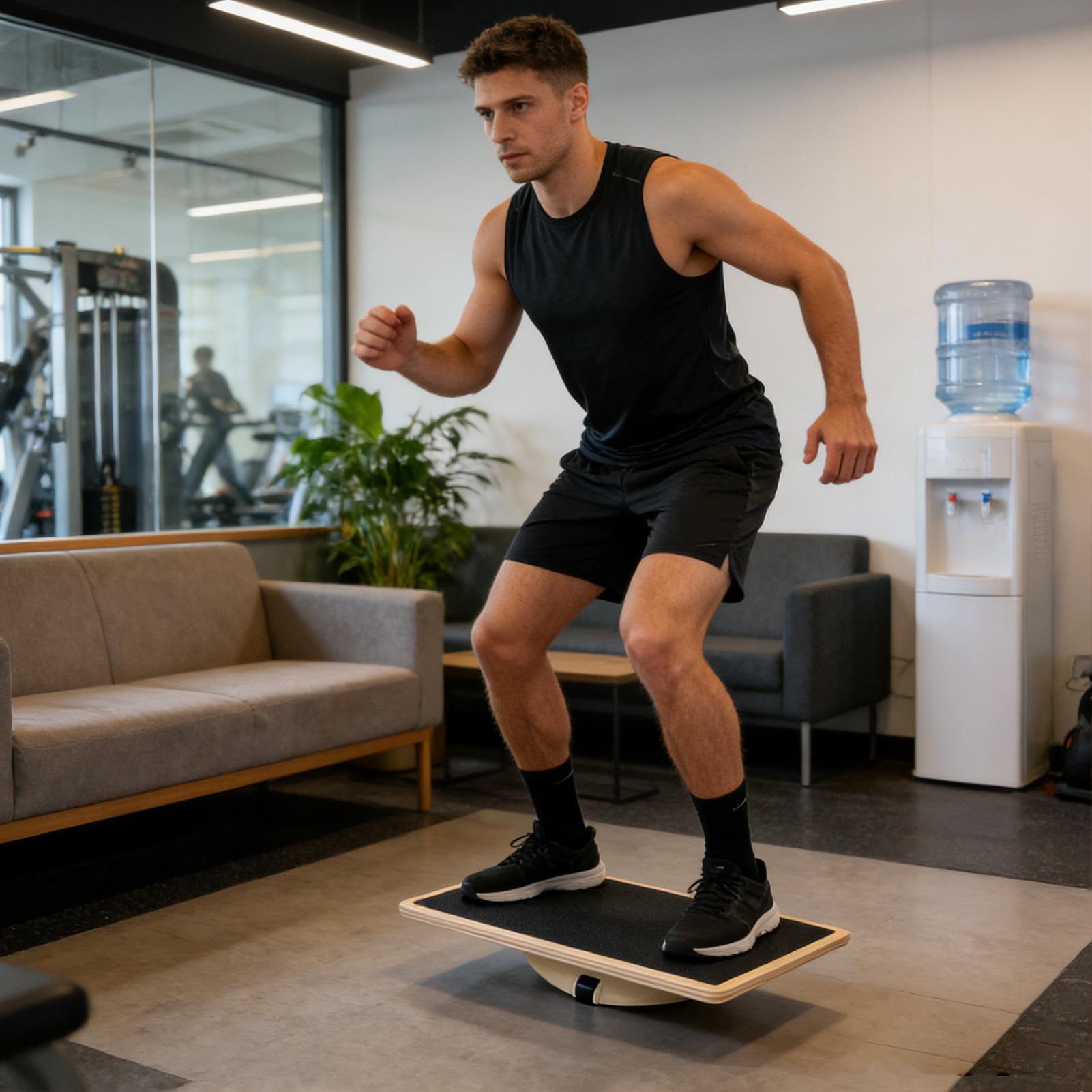 Wood Wobble Board Wood Non-Sli - огляд і ціна Home Gym Room
