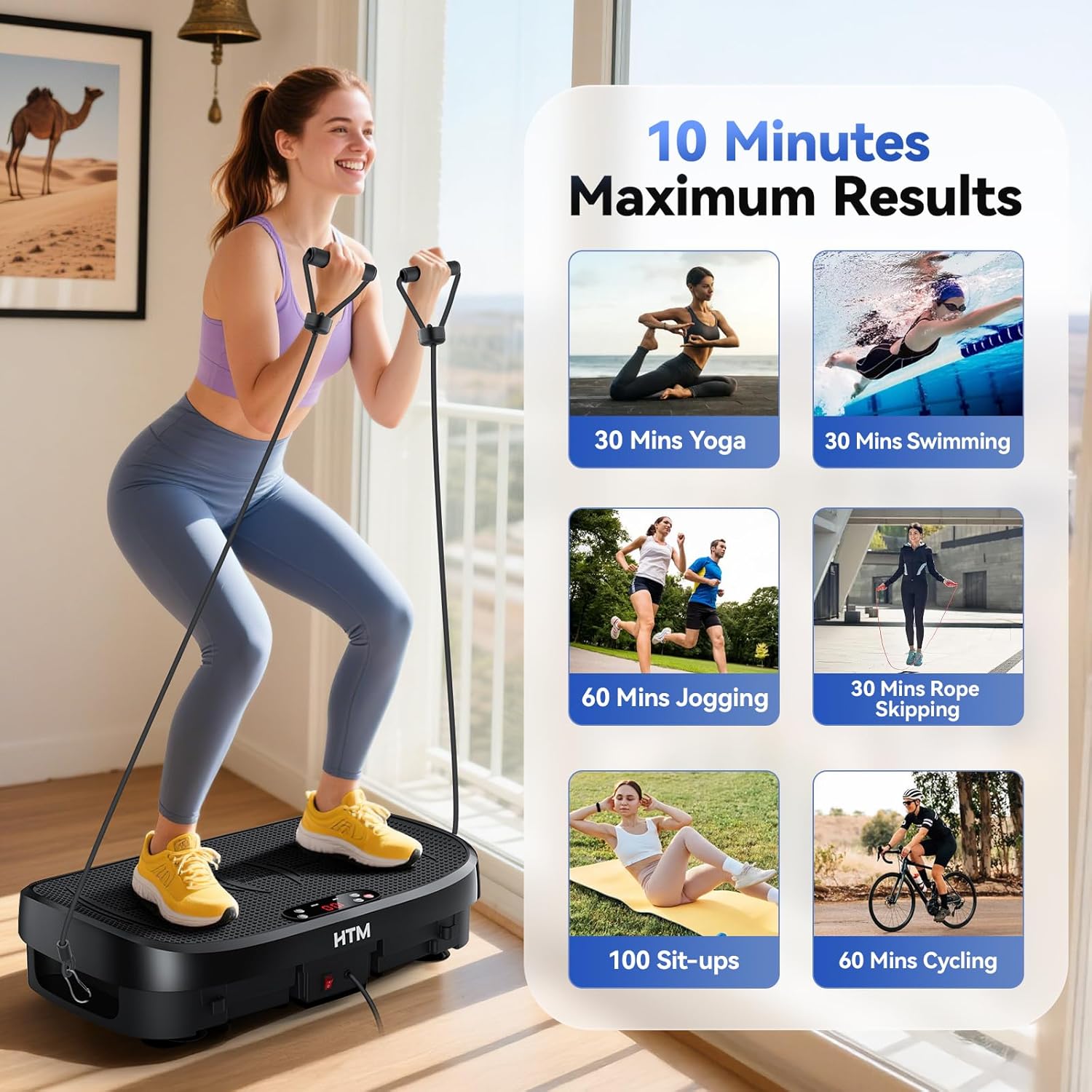 Vibration Plate Fat Burning Fi - огляд і ціна Home Gym Simple