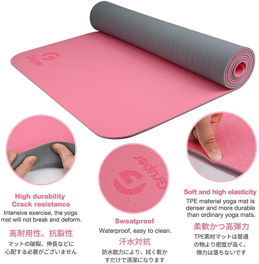 RUISIDA TPE Yoga Mat 180x57x0. - огляд і ціна Home Gym Yoga Studio