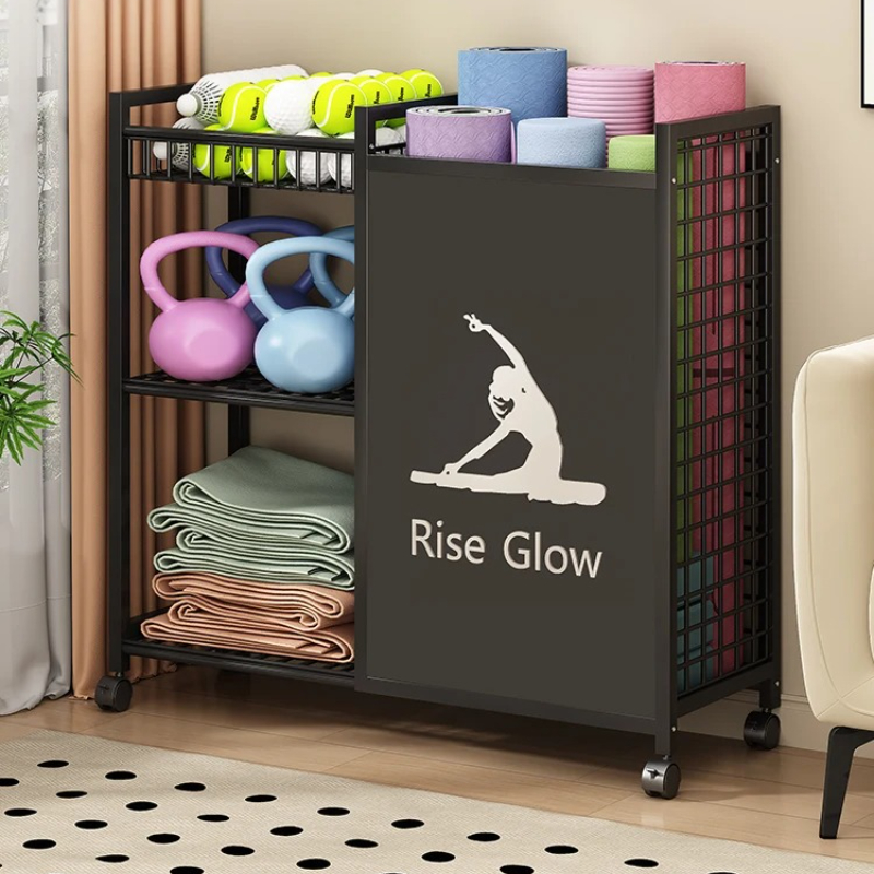 Mobile Fitness Cart with Wheel - огляд і ціна Home Gym Yoga Studio