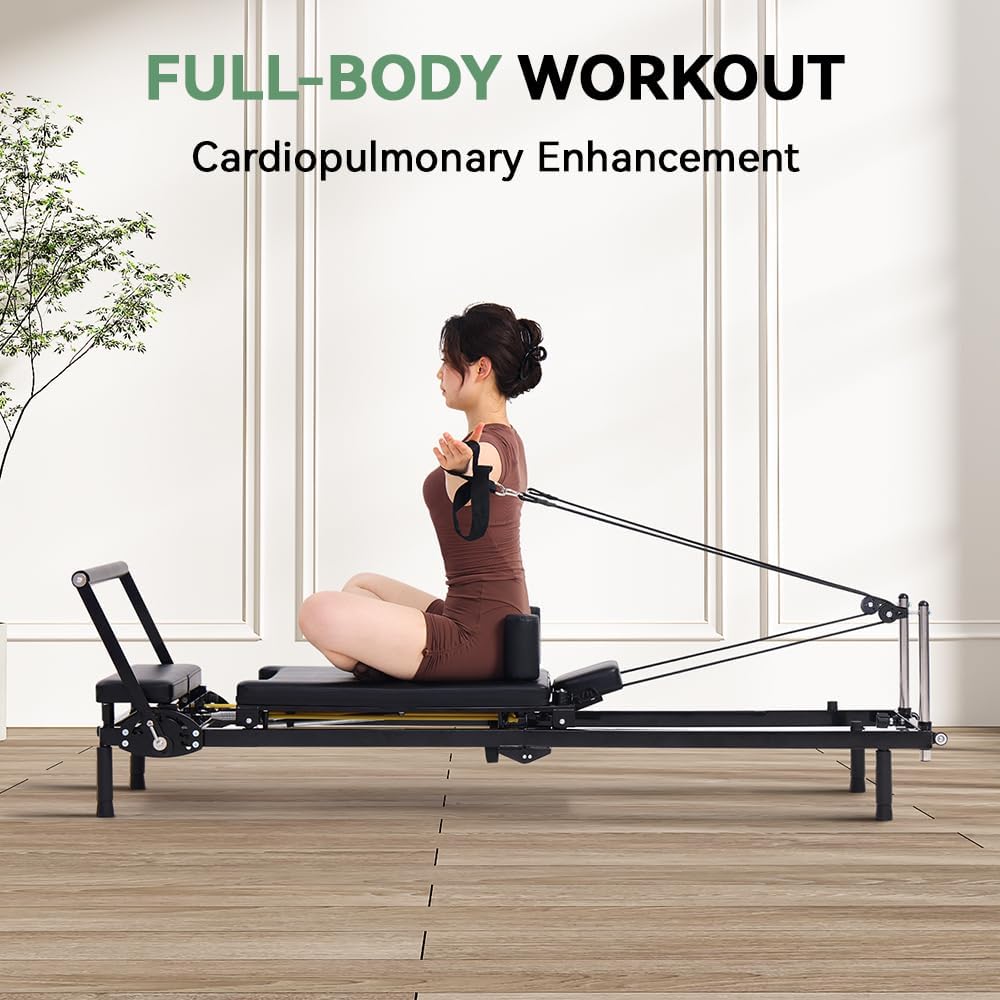 Foldable Pilates Reformer Mach - огляд і ціна Home Gym Designs