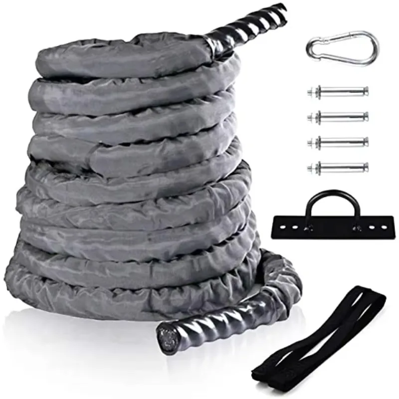 High Quality Nylon Battle Rope - огляд і ціна Fitness Home Gym Equipment