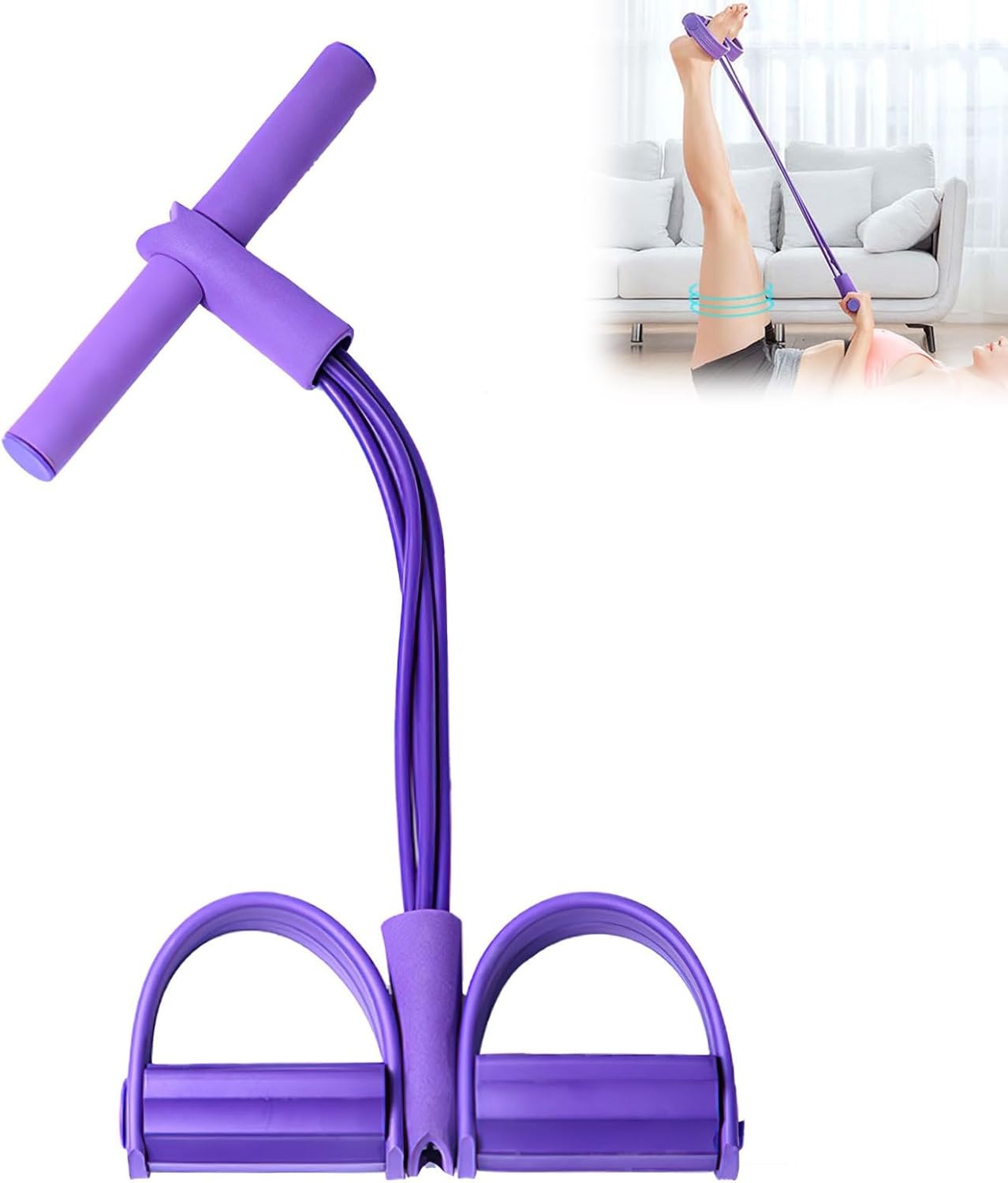 4-Tube Pedal Resistance Band M - огляд і ціна Home Gym Simple
