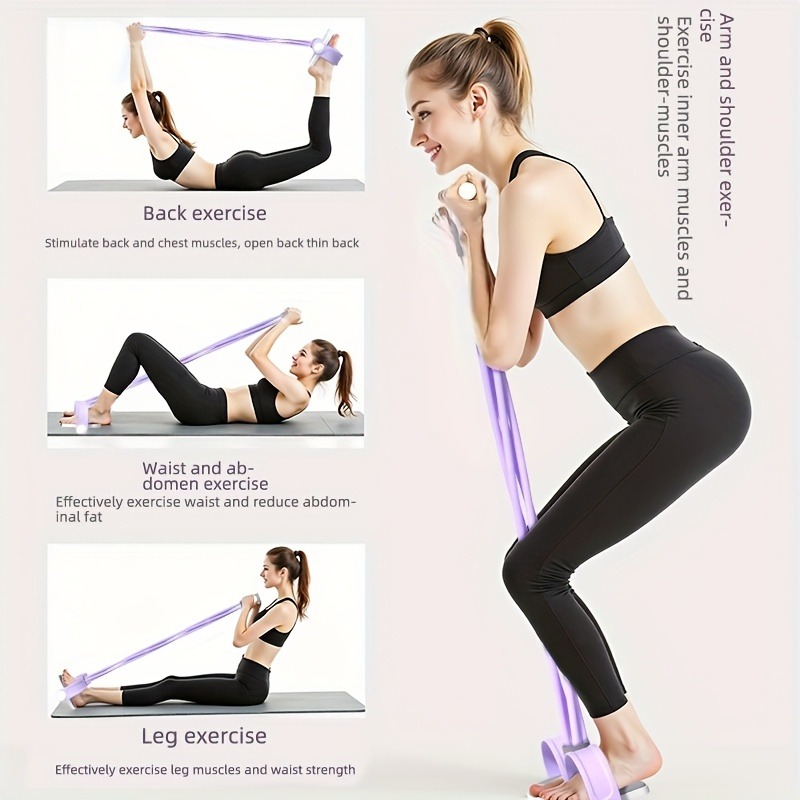 4-Tube Pedal Resistance Band M - огляд і ціна Home Gym Simple