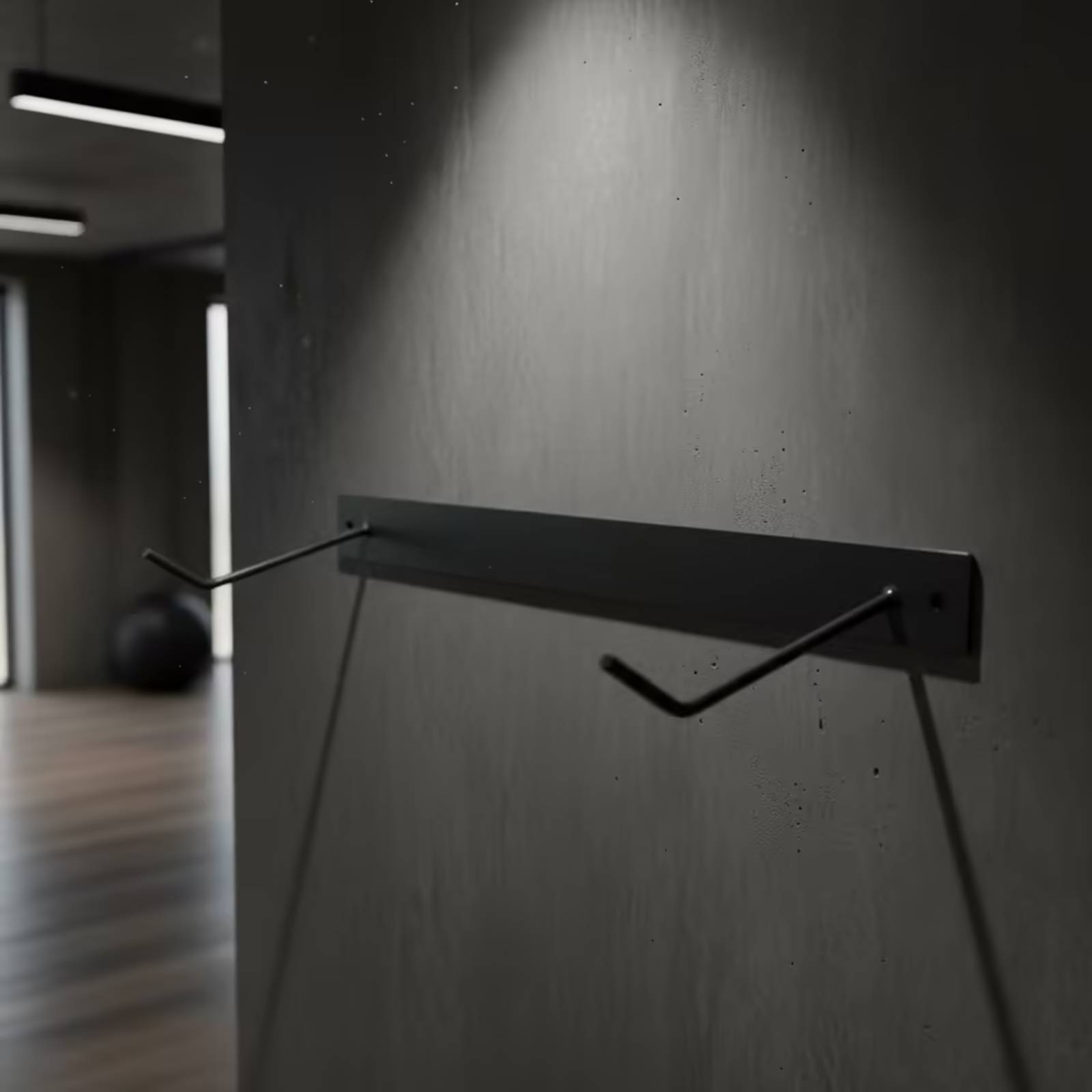 Fitness Mat Storage Rack Sturd - огляд і ціна Home Gym Room