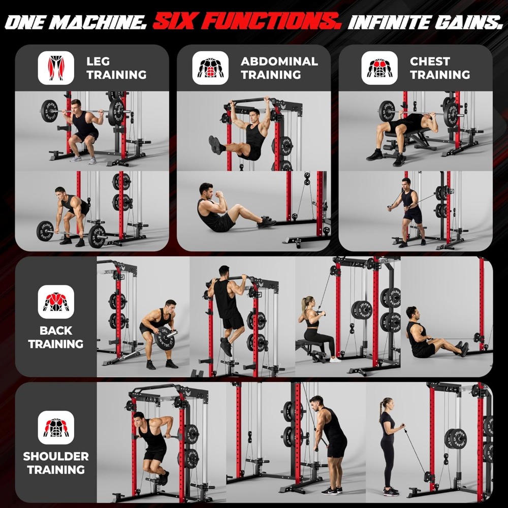2000LBS Multi-Function Power R - огляд і ціна Pulley Home Gym