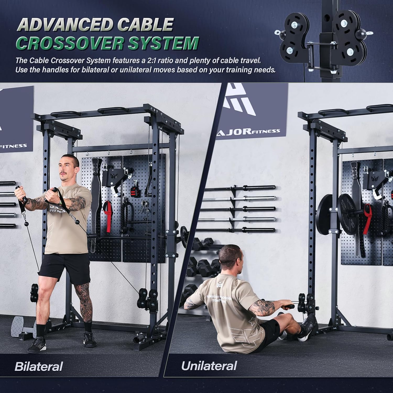 Drone3 Power Rack, 2500lbs Mul - огляд і ціна Pulley Home Gym