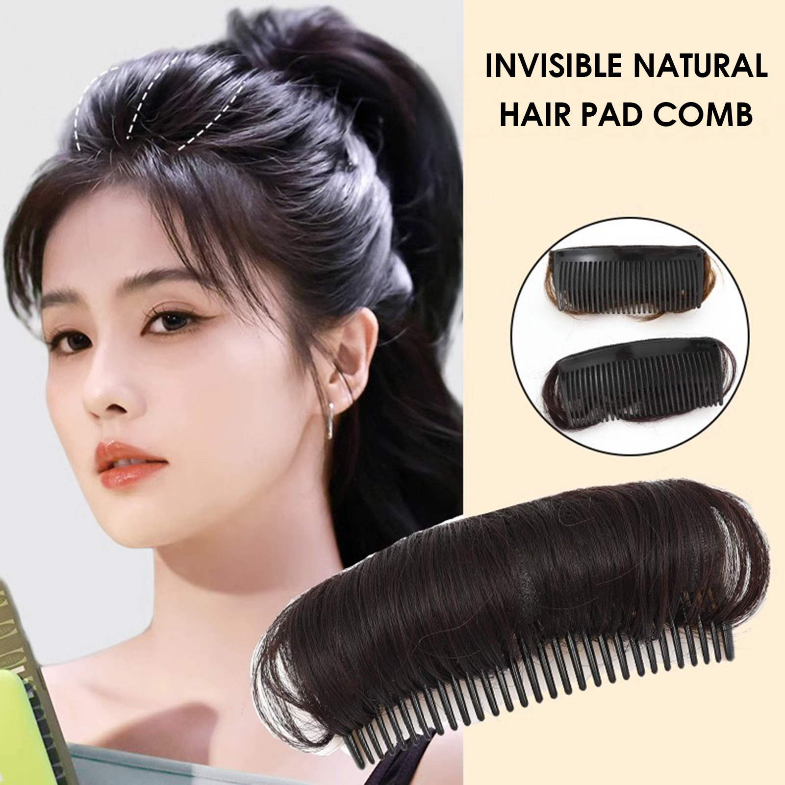 Invisible Puff Hair Head Comb  - огляд і ціна Preacher Curl Pad