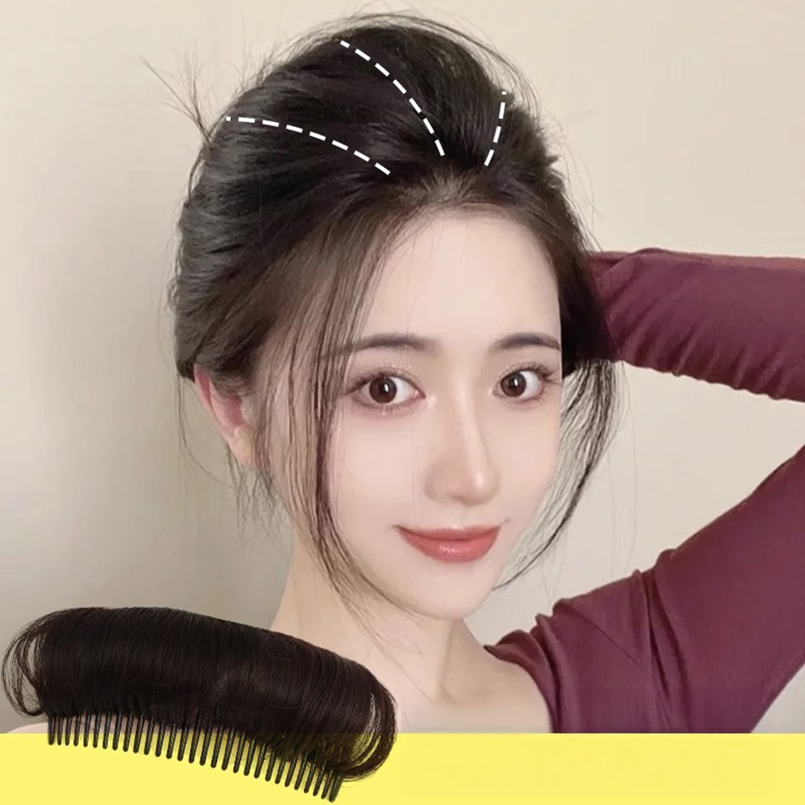 Invisible Puff Hair Head Comb  - огляд і ціна Preacher Curl Pad
