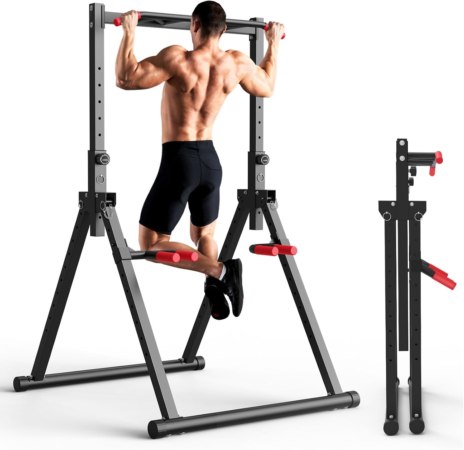 Foldable Power Tower Dip Stati - огляд і ціна Home Gym Workout Equipment