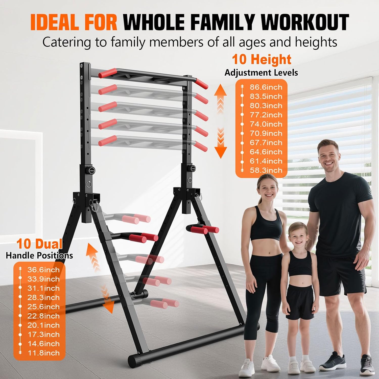 Foldable Power Tower Dip Stati - огляд і ціна Home Gym Workout Equipment