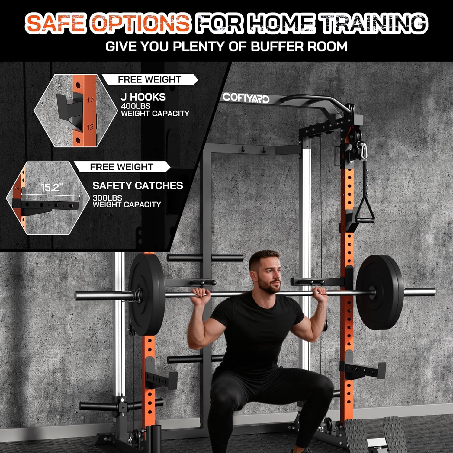 Power Cage, Power Rack with Du - огляд і ціна Pulley Home Gym