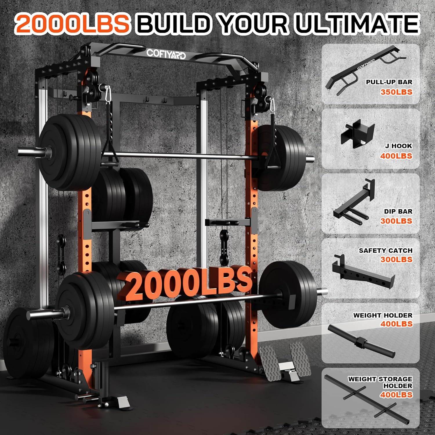 Power Cage, Power Rack with Du - огляд і ціна Pulley Home Gym