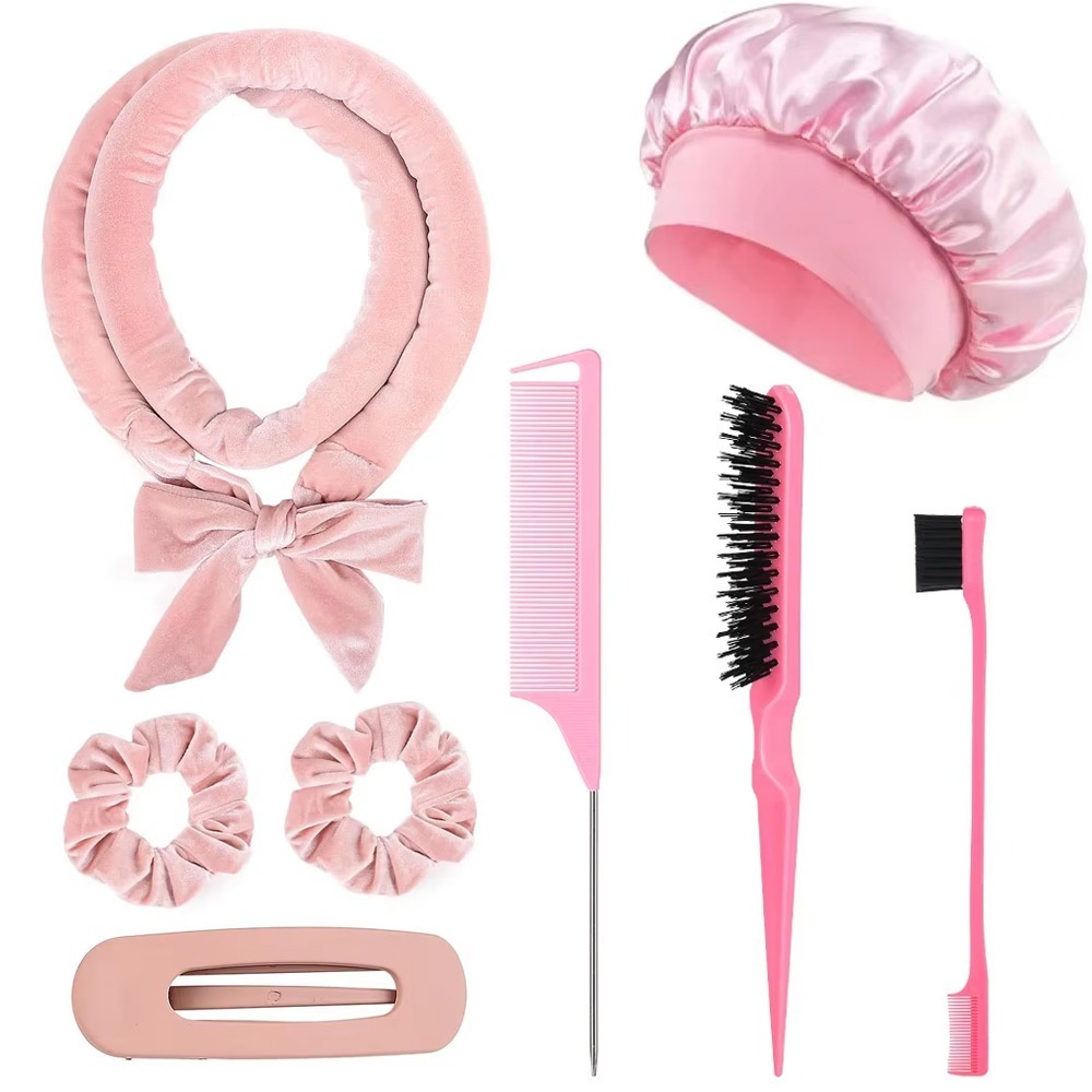 8/5/4Pcs Heatless Hair Curler  - огляд і ціна Preacher Curl Pad