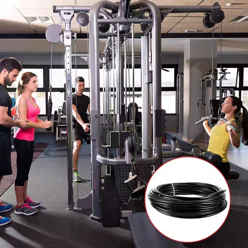 Steel Wire Rope Fitness Cable  - огляд і ціна Pulley Home Gym