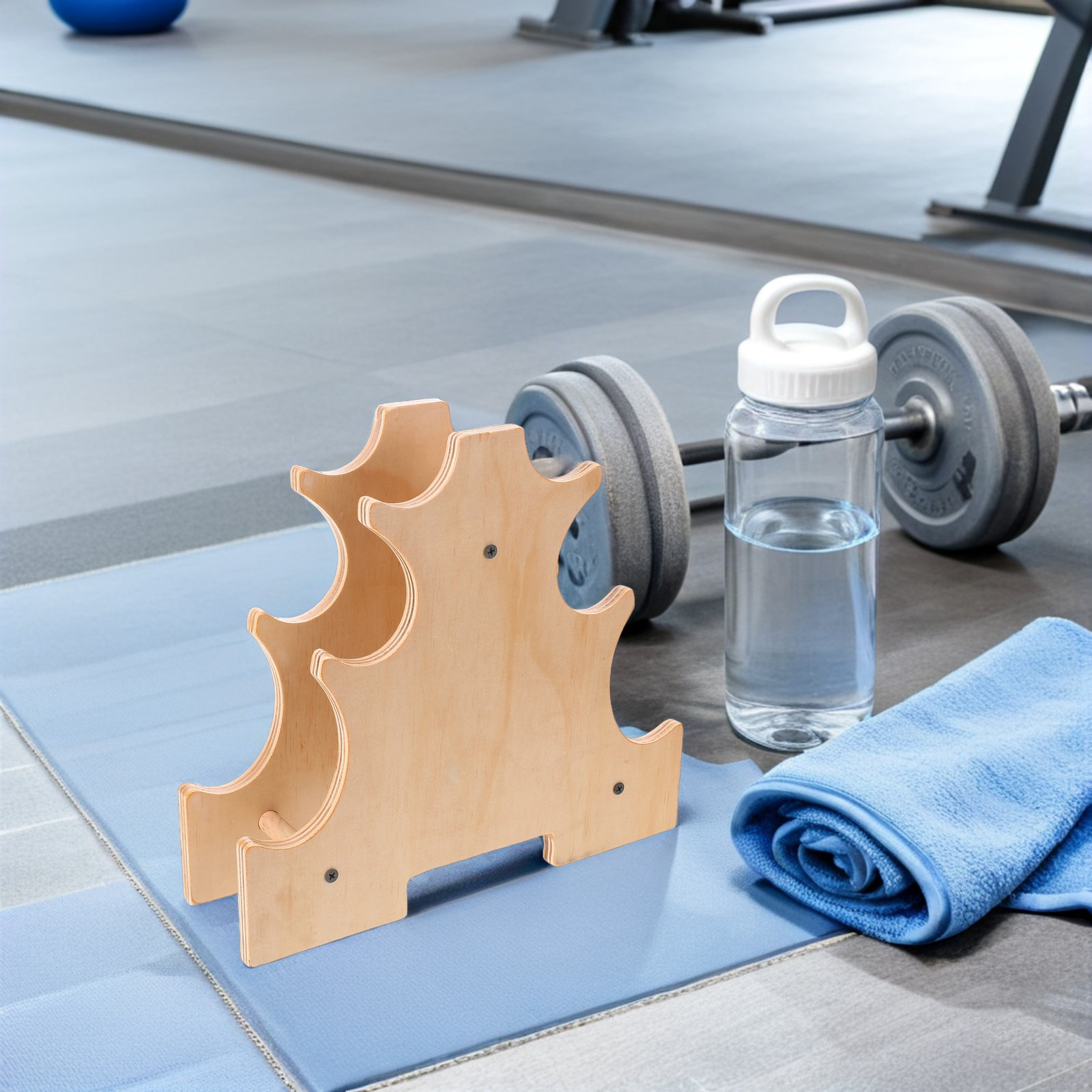 Wooden 3-Tier Dumbbell Rack St - огляд і ціна Home Gym Designs
